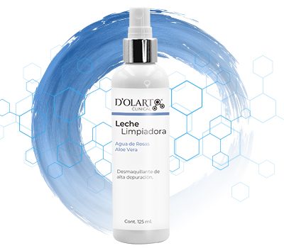 Leche Limpiadora con Agua de Rosas y Aloe Vera Deolarte Clinical - Crema desmaquillante e hidratante