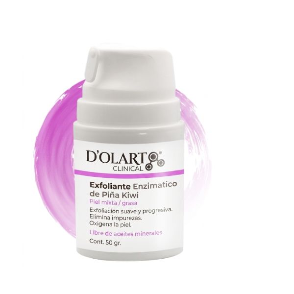 Exfoliante Enzimático de Piña y Kiwi Deolarte Clinical - Mascarilla Pore Minimizer para cutis graso