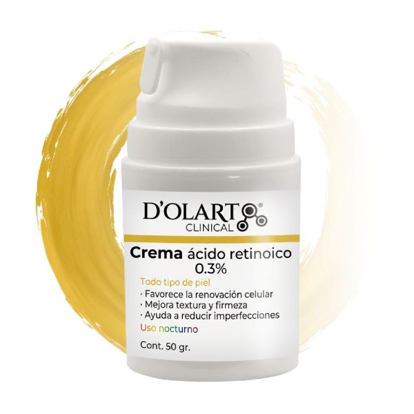 Crema de Ácido Retinoico 0.3% Deolarte Clinical - Renovación celular y antiarrugas