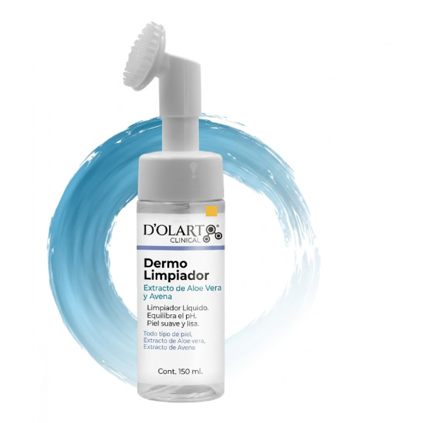 Dermolimpiador facial con Aloe Vera y Avena Deolarte Clinical - Limpieza profunda para todo tipo de piel