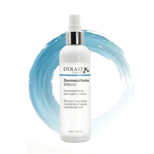 Desmaquillante Bifásico Deolarte Clinical - Removedor de maquillaje waterproof hipoalergénico