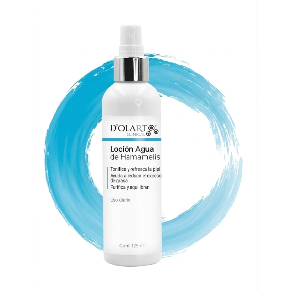 Agua Facial de Hamamelis Deolarte Clinical - Tónico astringente y purificante