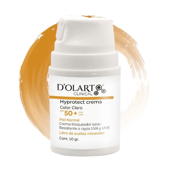 Pantalla Solar en Crema Color Claro FPS 50 Deolarte Clinical - Protección facial diaria
