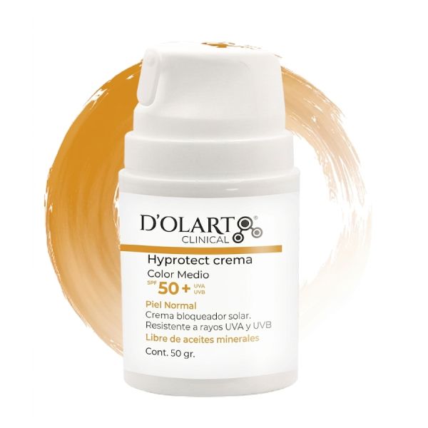Pantalla Solar en Crema Color Medio FPS 50 Deolarte Clinical - Alta protección solar con color