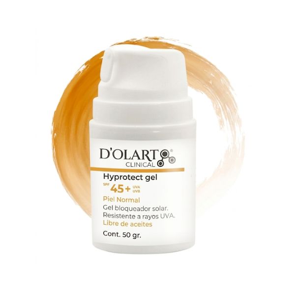 Pantalla Solar en Gel Color Natural FPS 45 Deolarte Clinical - Textura ligera sin grasa