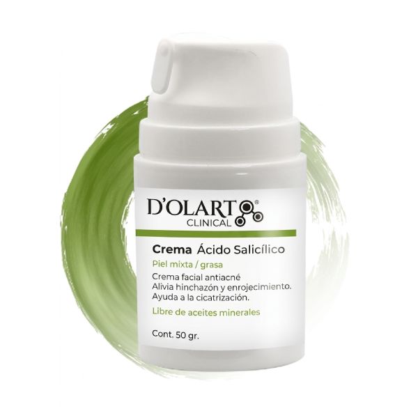 Crema de Ácido Salicílico Deolarte Clinical - Control de acné y cicatrización