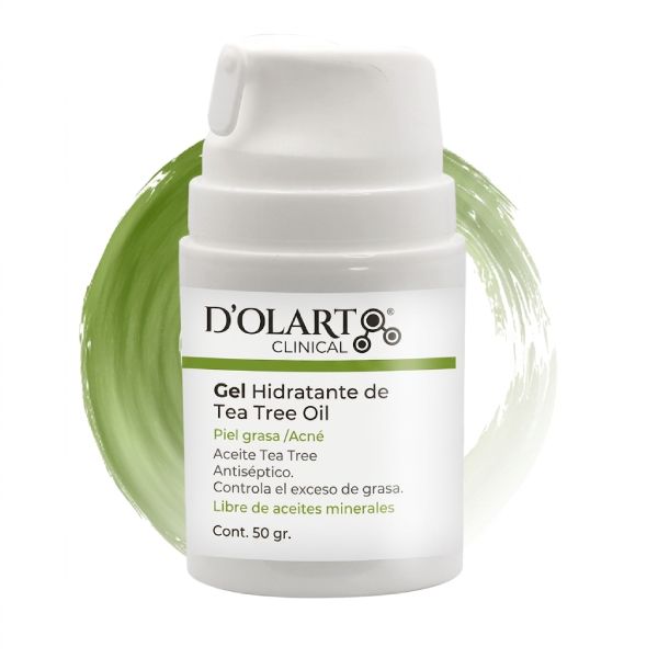 Gel Hidratante de Tea Tree Oil Deolarte Clinical - Antiséptico y desinflamante