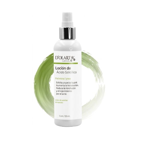 Loción de Ácido Salicílico Deolarte Clinical - Exfolia y desincrusta poros