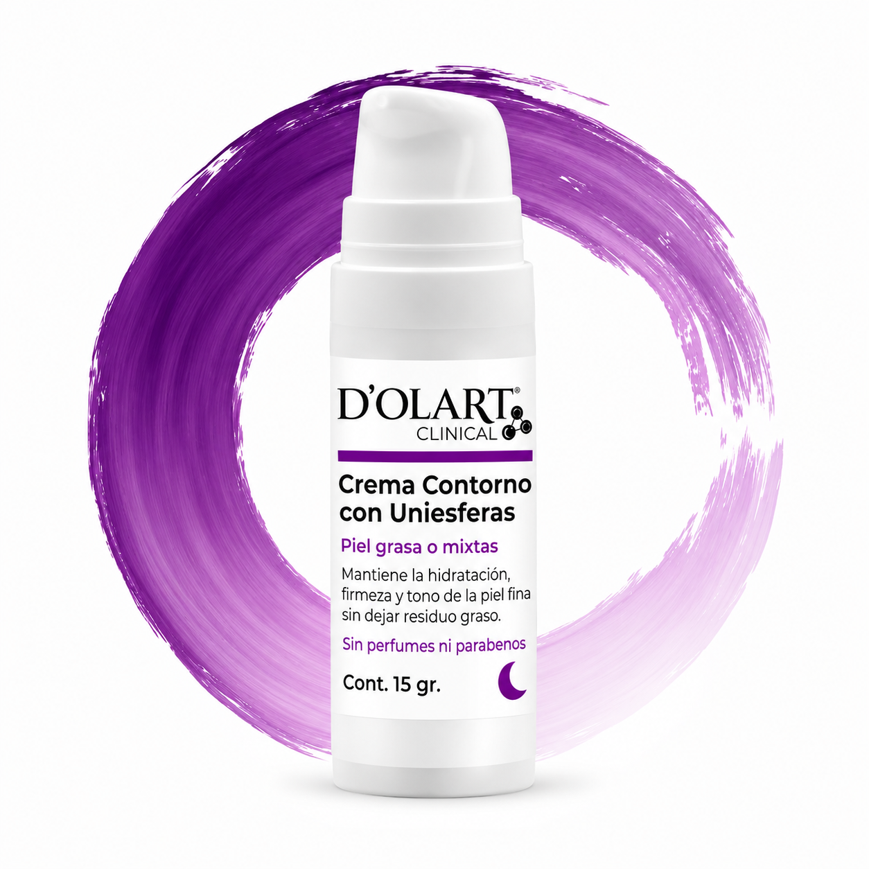 Contorno de Ojos en Gel con Uniesferas Deolarte Clinical - Vitaminas A y E para elasticidad